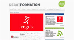 Desktop Screenshot of debatformation.fr